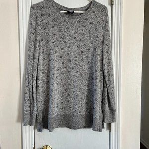 Bobeau Top Grey w/Black Stars